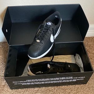 Nike Air Cortez ‘72 men size 12.5 Black and white brand new shoes still in box.